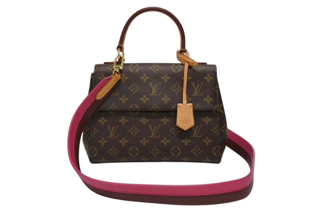 Louis Vuitton Monogram Cluny shoulder bag Brown Pink